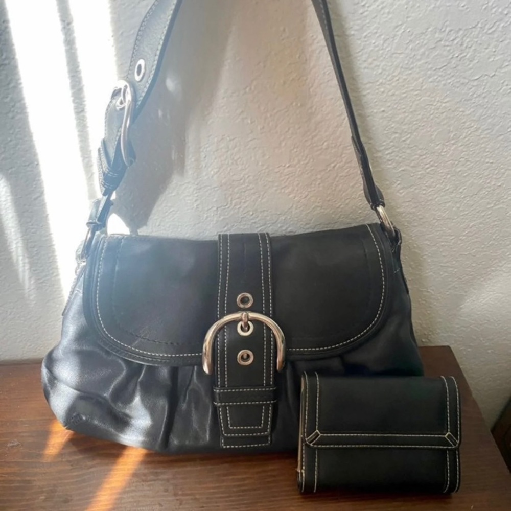 Black Coach Purse & Wallet